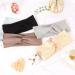 DRESHOW 4 Pack Girls Turban Headbands for Women - Wide Knotted Elastic Headwraps for Yoga Workout - Solid Color Hair Accessories - Buy Online on GoSupps.com