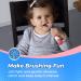 Papablic Baby Sonic Electric Toothbrush with Cute Dino Cover and LED Timer - Ages 1-3 Years (Gina) - 2 Brush Heads - Buy Online on GoSupps.com