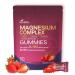 Magnesium Complex Gummies 6183mg Equivalent 24-in-1 Herbal & Mineral Blend with Ginger Passion Flower & CoQ10 Boosts Relaxation Energy & Overall Wellness 60 Strawberry Gummies