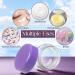 RONRONS 10G/10ML Small Travel Containers Jars Mini Sample Containers with Lids Empty Plastic Travel Jars for Lip Balm Salves Creams Lotions Makeup Cosmetics Nail Accessories (4*StyleB) - Buy Online on GoSupps.com