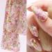 10 Rolls Flower Print Nail Foil Transfer Stickers - Colorful Floral Pattern Sheets for DIY Nail Decoration | Makartt Nail Art Design Tool - Buy Online on GoSupps.com