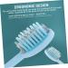 3-Pack Toothbrush Prosthesis Cleaning Brush - Blue Travel Set for Dentures & Oral Care - Buy Online on GoSupps.com