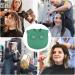 Hair Dye Collar Hairdressing Salon Silicone Neck Wrap Cape | Hair Cutting Tools Hair Styling Shawl Easy to Clean for Elderly Women Teenagers Children Lvtfco - Buy Online on GoSupps.com