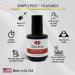 Bliss Kiss Simply Peel Original Liquid Latex Cuticle Guard for Nail Art | 15ml | Made in USA - Buy Online on GoSupps.com