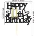 Sumerk Glitter Happy 11th Birthday Cake Toppers 11th Cake Topper 11th Birthday Cake Decorations Party Supplies for Boys Girls - Pack of 1 - Buy Online on GoSupps.com
