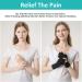 2 Pairs Arthritis Gloves Fingerless Compression Gloves for Relieve Rheumatoid Arthritis Osteoarthritis Carpal Tunnel Joint Pain for Women and Men to Daily Work (Black Large) Black Large - Buy Online on GoSupps.com