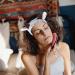 minkissy Animal Spa Headband Cow Skincare Hairband Cute Ox Horn Makeup Hair Band for Women Washing Face Grey - Buy Online on GoSupps.com