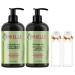 Rosemary Mint Shampoo Leave in Conditioner Set with Travel Bottle 2pcs