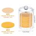 Geiserailie 50pc Compressed Natural Facial Sponges - Soft Exfoliator & Makeup Removal Sponge with Storage Jar (Yellow) - Buy Online on GoSupps.com