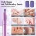 Nail Sanding Bands 100Pcs Purple 150# Grit for Nail Drill - Mandrel Bits Included - Ideal for Acrylic Nails & Gel Manicures - Buy Online on GoSupps.com