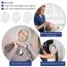 3-Piece Nylon Chiffon Makeup Protector Hood Set - Zipper Closure Face Cover for Beauty Weddings in White - Buy Online on GoSupps.com