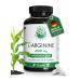 Green Naturals L-Arginine Hautement dos e 4 500 mg par dose journali re L-arginine base pure issue de fermentation naturelle 100% v g talienne & sans additifs 365 g lules (60 jours)