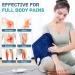 QALTGC Heating Pad 12x24 - LCD Controller, 10 Temp/9 Timer Settings - Machine Washable - Navy Blue - Buy Online on GoSupps.com