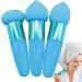 Foundation Sponge - Makeup Sponge Set Foundation Blending Beauty Sponge | Makeup Sponge Set for Dry and Wet Use Travel Cosmetic Tool for Foundation Concealer Blush blue - Buy Online on GoSupps.com