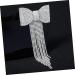 FRCOLOR Wedding Rhinestone Bow Tassel Hair Clip veils for brides rhinestone hair bowknot clip hair bow crystal bow clip veil hair bow luxurious bridesmaid rhinestones Bridal Hair Clip - Buy Online on GoSupps.com