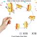 Kids' Delicious Fast Food Themed Happy Birthday Cupcake Toppers 18-Piece Set - These are the perfect hot dog-themed party baby shower party and themed birthday party decorations for boys and girls - Buy Online on GoSupps.com