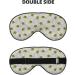 Cheerful Bumble Bees & Daisies Sleep Mask - Double-Sided Eye Covers for Soft Adjustable Comfort & Eye Edema Reduction - Buy Online on GoSupps.com