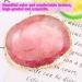 Resin Nail Art Palette - Mixed Color Gel Display Board with Golden Edge (Rose Red) | International Shipping - Buy Online on GoSupps.com