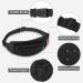 Nhowin Fell Sheet Belt Pocket - Waterproof Black Hip Pocket with 4 Zippers for Men & Women | Ideal for Running Hiking Camping & Outdoor Sports - Buy Online on GoSupps.com