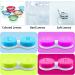 VOCOOL 16 Pack Contact Lens Tools Kit - 8 Contact Lens Cases & 8 Tweezers Inserter/Remover | Leak Proof Compact Eye Contact Case Set for Travel & Home - Buy Online on GoSupps.com