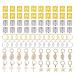 140 Pieces Hair Jewelry Rings Clips Aluminum Dread Locks Adjustable hair Cuffs beads braids accessories