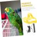 Angoily 4 Sets Bird Leash Suspend Cockatiel Harness and Leash Beard Kit Parrot Flying Leash Kit Flight Strap 12X6X1.3CMx4pcs Yellowx4pcs - Buy Online on GoSupps.com
