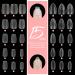 Soft Gel False Nail Tips Kit - 480PCS Short Coffin & Almond | Matte Full Cover Acrylic Extensions | 15 Sizes | DIY Manicure & Salon Use - Buy Online on GoSupps.com