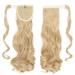 Pferdeschwanz Hair Part Braid Clip-In Ponytail Extension - 43cm Wavy Dark Blonde Mix & Bleach Blonde for Women | Synthetic Hair Piece - Buy Online on GoSupps.com