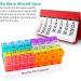 30 Day Monthly Pill Organizer 2 Times a Day for Travel - AM PM Medications & Supplements Holder - 31 Day Pill Medicine Container - Pack of 1 - Buy Online on GoSupps.com