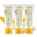 Jack N' Jill Kids Natural Toothpaste Fluoride Free Toothpaste Helps Soothe Gums and Fight Tooth Decay Toothpaste for Baby Toddler and Children 6 Months Plus Banana Flavour 3 x 50g Banana 50 g (Pack of 3)