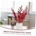 HOMSFOU 8 Pcs Christmas Red Fruit Christmas Wreath Stems Berries for Christmas Tree Photography Props Christmas Tree Berry Decoration Floral Red Berry Acacia Beans Foam High Simulation Redx2pcs 50X6cmx2pcs - Buy Online on GoSupps.com