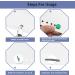200 Pieces Paper Fasteners Brads  Multi Color Mini Brads Round Fasteners with 200 Pieces Silver Washers and Single Hole Metal Punch Pliers  Metal Paper Brads for Craft  Scrapbooking  DIY Supplies - Buy Online on GoSupps.com