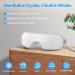 Buy Mivo Eye Massager with Heat - Rechargeable Heated Eye Mask for Headache Relief Dry Eyes & Screen Fatigue - Perfect Gift for Travel & Stress Relief - Buy Online on GoSupps.com