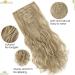 S-noilite Hot Fashion 17 Curly Clip in Hair Extensions Full Head 8Pcs - Ash Blonde/Bleach Blonde mix - 17 Inch - Buy Online on GoSupps.com