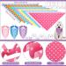 20-Piece Adjustable & Washable Dog Bandanas | Polka Dot Triangle Scarf for Small to Medium Pets - Buy Online on GoSupps.com
