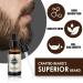 Beard Oil for Men - 1 fl.oz Sandalwood Scent | Growth & Conditioning | Hydrating Facial Hair Care & Essential Oils for Soft Shine - Buy Online on GoSupps.com