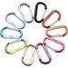 10 Pieces Aluminum Carabiner Hooks - Gimars Key Ringer for Camping Fishing Hiking & Travel - 10 Colors Available - Buy Online on GoSupps.com