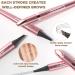 TaimeiMao Magic Eyebrow Pen Waterproof 3D Eyebrow Pen New 3D Microblading Eyebrow Pen Strong Adhesion for Shaping Natural Eyebrows Dark Brown - Buy Online on GoSupps.com