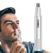 Shakven Nose And Ear Trimmer For Men | Rechargeable Nose Clippers For Men | Eyebrow Trimmer Hair Clipper 2 In 1 For Face Beard Foot Hand Hair Easy Cleansing Nose Clippers White Nose Hair Tool