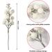 Crafare 24 Pack 7.5Inch Christmas Glitter Berries Stems - White | Artificial Christmas Picks for Tree Ornaments, Wreath Crafts, Holiday Decor - Buy Online on GoSupps.com