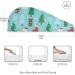 Microfiber Hair Drying Towel for Women - Christmas Snowman Motif 2 Pack - Quick Drying Hair Turban with Buttons - Buy Online on GoSupps.com