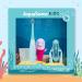 Aquasonic Kids Sonic Electric Toothbrush for Ages 3+ | 2 Brush Heads, Toy Timer, Rinse Cup | 2 Brushing Modes | Ruby the Dolphin Aquarium Adventures Set - Buy Online on GoSupps.com