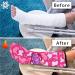 Fashionable LED Back Cast Sock Cover for Foot Cast Boot | Cow Print Leg Cover for Adults - Size M - Buy Online on GoSupps.com
