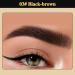 MOTIBACK Microblading Eyebrow Pen WaterResistant Eyebrow Pencil 2in1 DualEnd Eyebrow Brush Mascara for LongLasting Defined Eyebrows BlackBrown - Buy Online on GoSupps.com