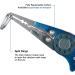 Piscifun Fishing Pliers | Aluminum Braid Cutters & Split Ring Pliers | Hook Remover & Fish Holder with Sheath and Lanyard | Blue & Silver - Buy Online on GoSupps.com