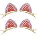 Beaupretty 2 Pairs Crystal Cat Ears Clips Rhinestone Cat Ears Hair Clips Sparkly Cat Ears Barrettes Cat Ears Hair Accessories for Girls - Buy Online on GoSupps.com