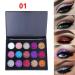 Ursaring 15 colors shimmer glitter eyeshadow powder pallet matte eyeshadow cosmetics make-up cosmetic eyeshadow cream eye shadow make-up eyeshadow palette shimmer set (a)
