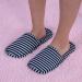 Alomejor Foldable Travel House Shoes | Portable Striped Spa Slippers | Washable Non-Slip Indoor Cotton Slippers - Buy Online on GoSupps.com