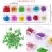 UNIME Dried Flowers for Nail Art - 12 Colors Mini Real Natural Flowers - 3D Nail Decoration Sticker - Gypsophila - Buy Online on GoSupps.com