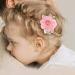Vucdxop Girl Artificial Flower Hair Clips Set - Baby Hair Loop Clip Accessories | 3 Pieces Style C for Children - Buy Online on GoSupps.com